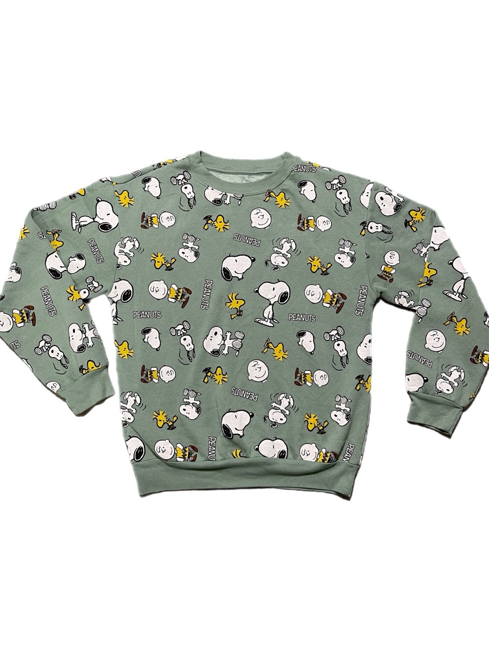 Peanuts Snoopy All-over Graphic Crewneck Sweatshirt